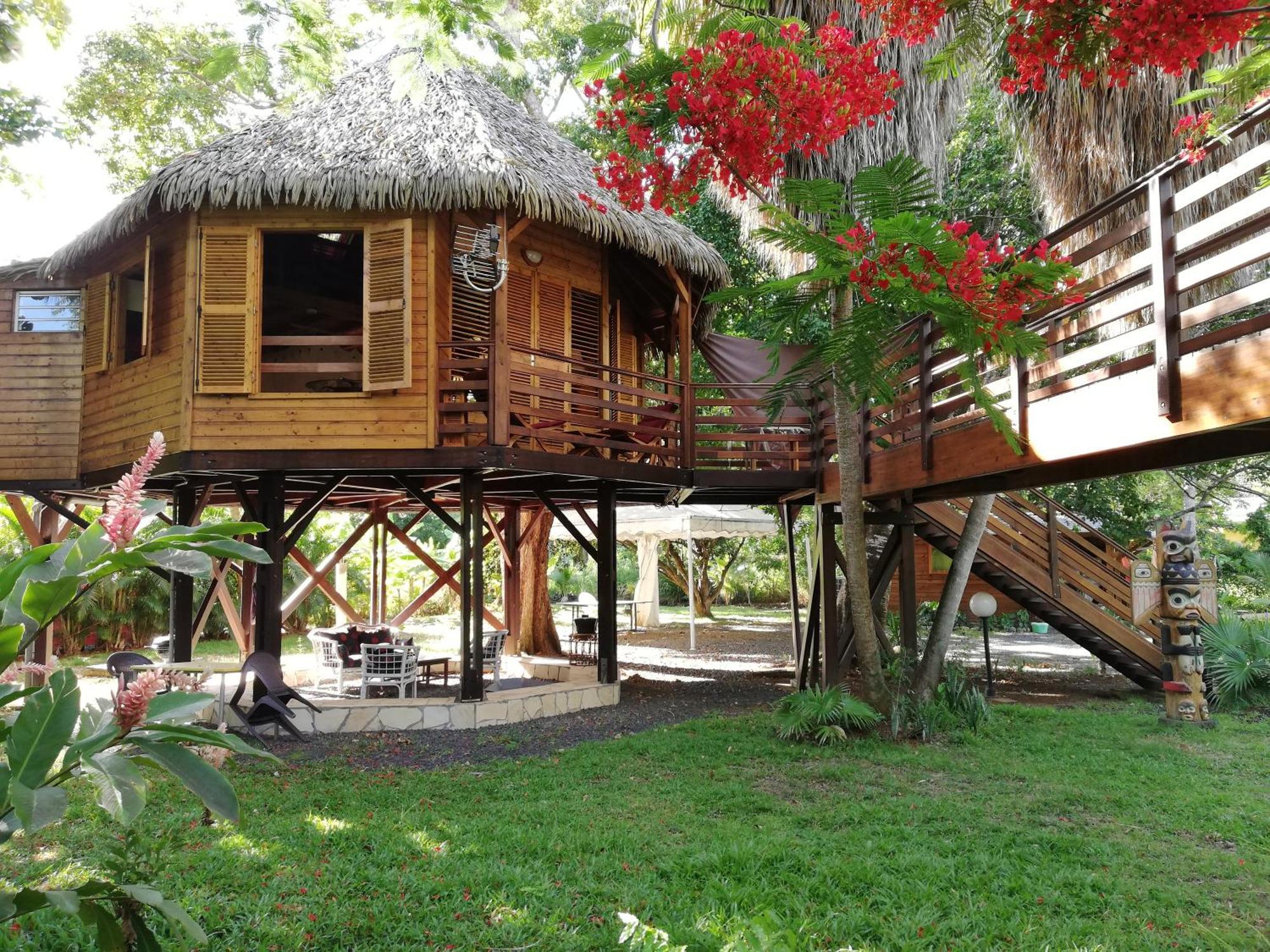 Gite Du Manial "Cabane Du Sentier Des Etoiles" Pointe-Noire Ngoại thất bức ảnh